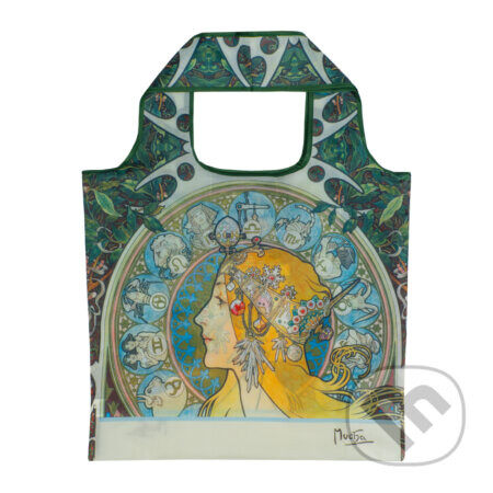 Skladacia nákupná taška Alfons Mucha – Zodiak - Notique
