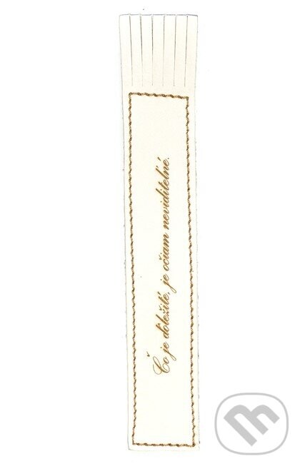 Záložka Čo je dôležité, je očiam neviditeľné - Macoli Hand Made