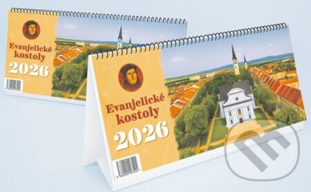 Stolový kalendár Evanjelické kostoly na rok 2026 - Lutherus