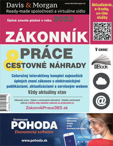 Zákonník práce a Cestovné náhrady 2023 - DonauMedia