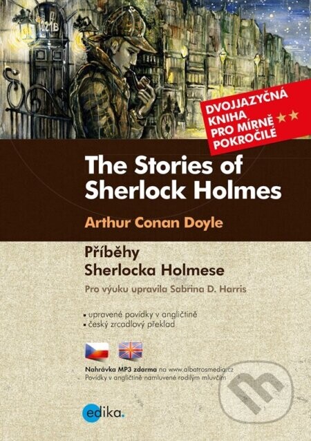 Příběhy Sherlocka Holmese B1/B2 - Arthur Conan Doyle, Sabrina D. Harris, Karolína Wellartová (ilustrátor)