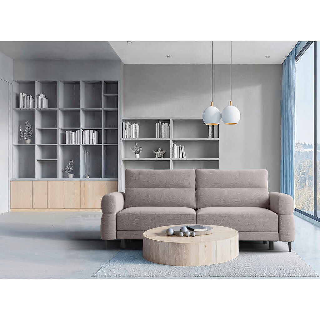 Livetastic ROZKLÁDACÍ POHOVKA, textil, šedobéžová