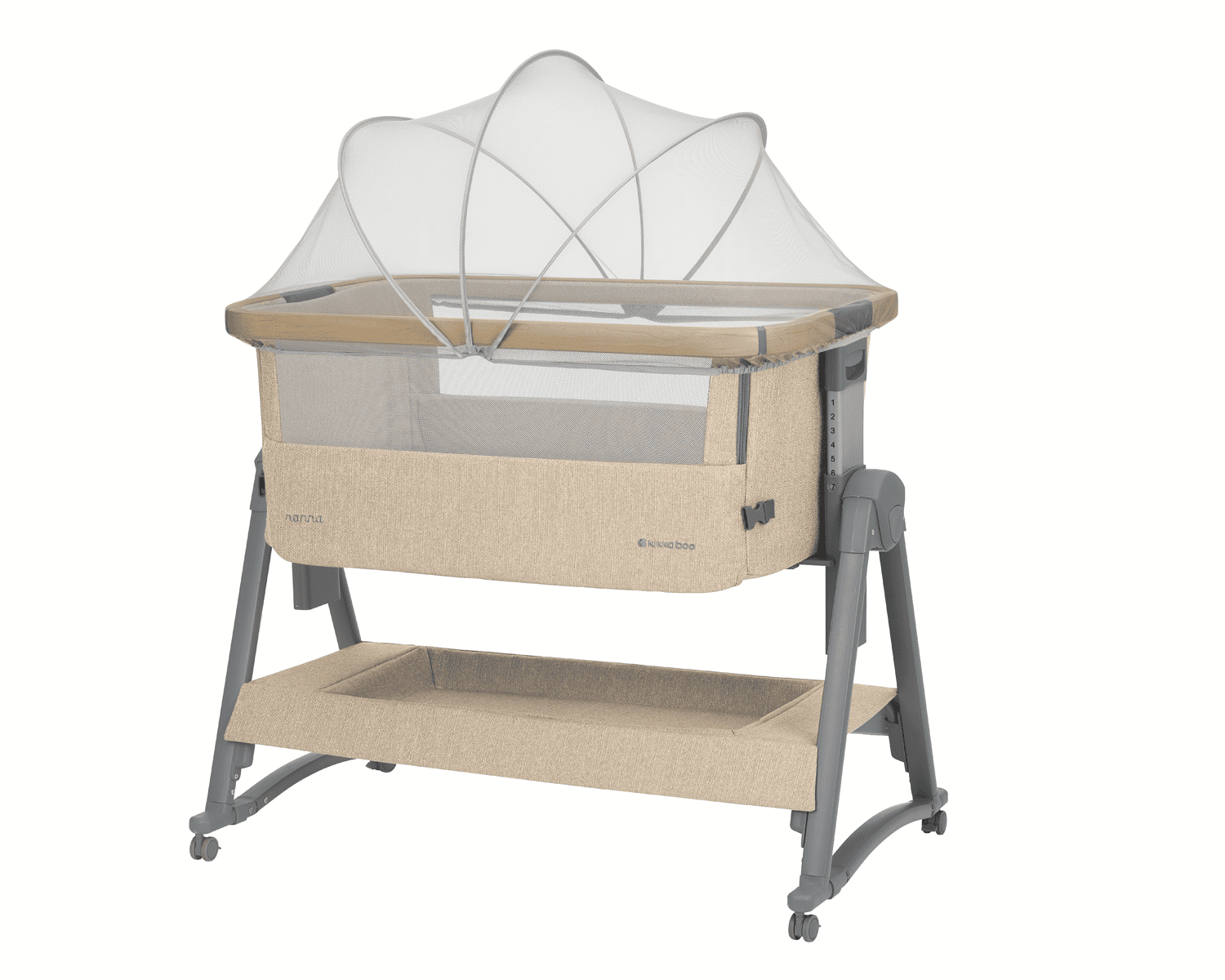 KikkaBoo Postýlka přenosná Nanna Beige