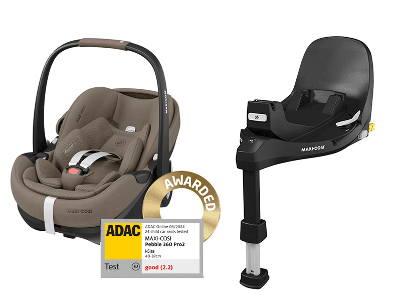Maxi-Cosi Pebble 360 Pro 2 autosedačka Twillic Truffle + základna FamilyFix 360 Pro