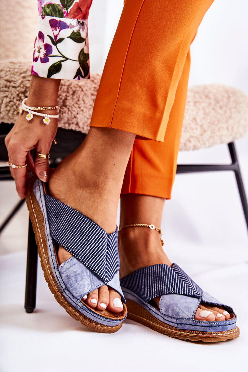 Kožené profily pantofle Maciejka