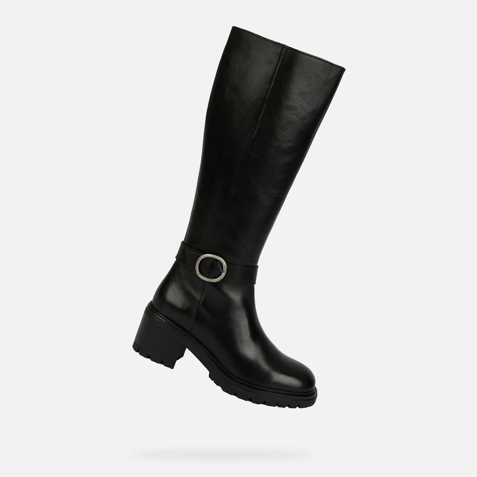 Černé dámské kozačky Geox Damiana