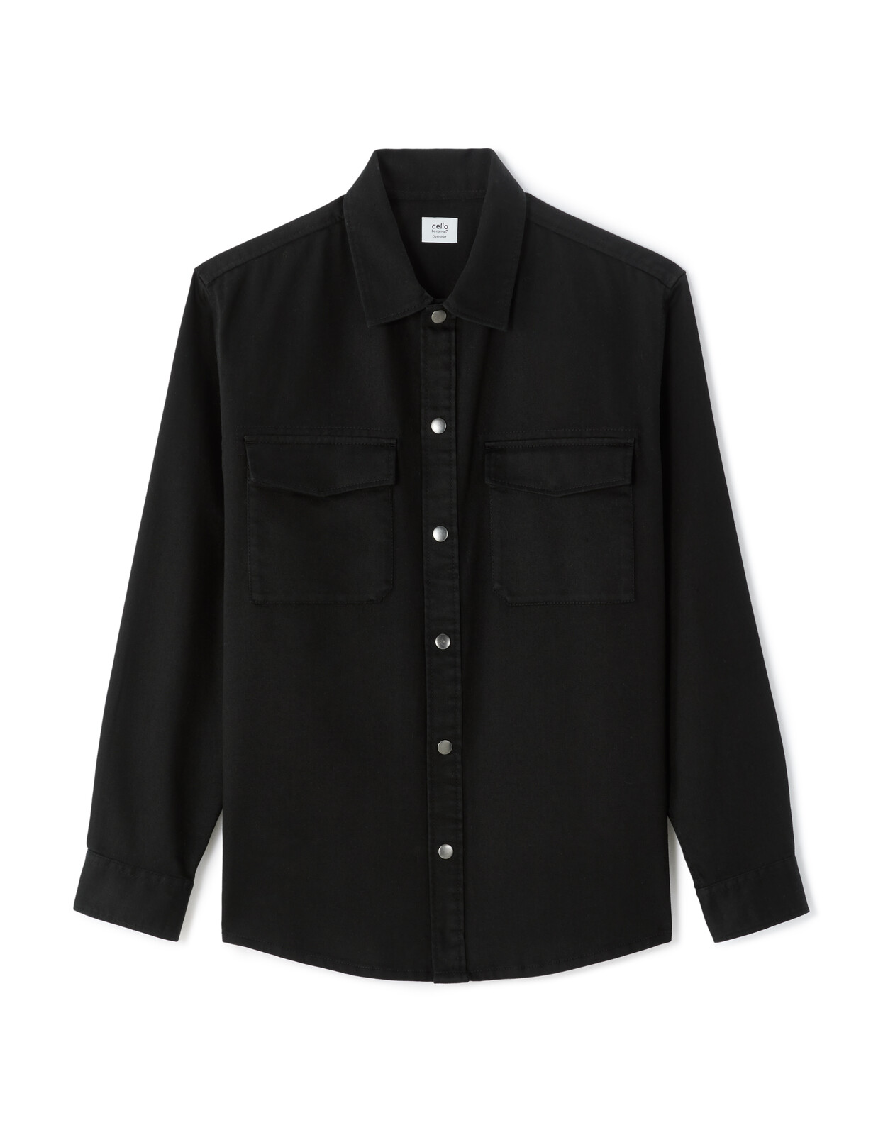 Černá pánská košile Celio Nagastret