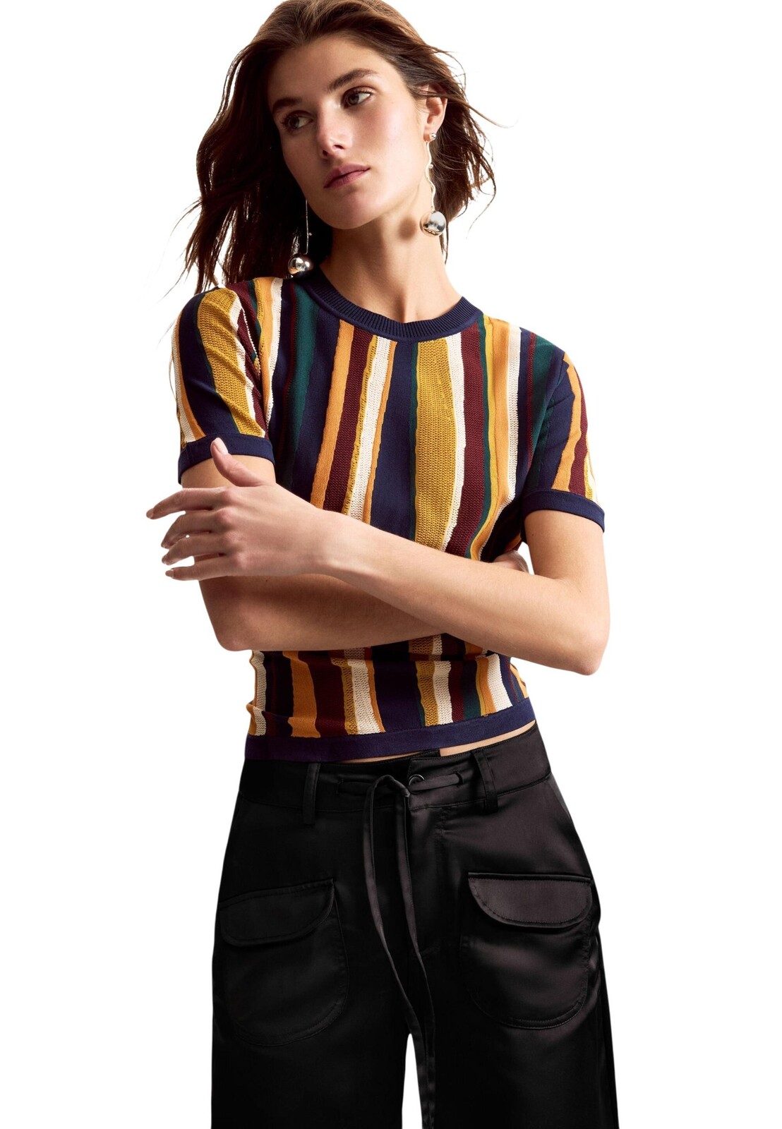 Desigual pruhované tričko