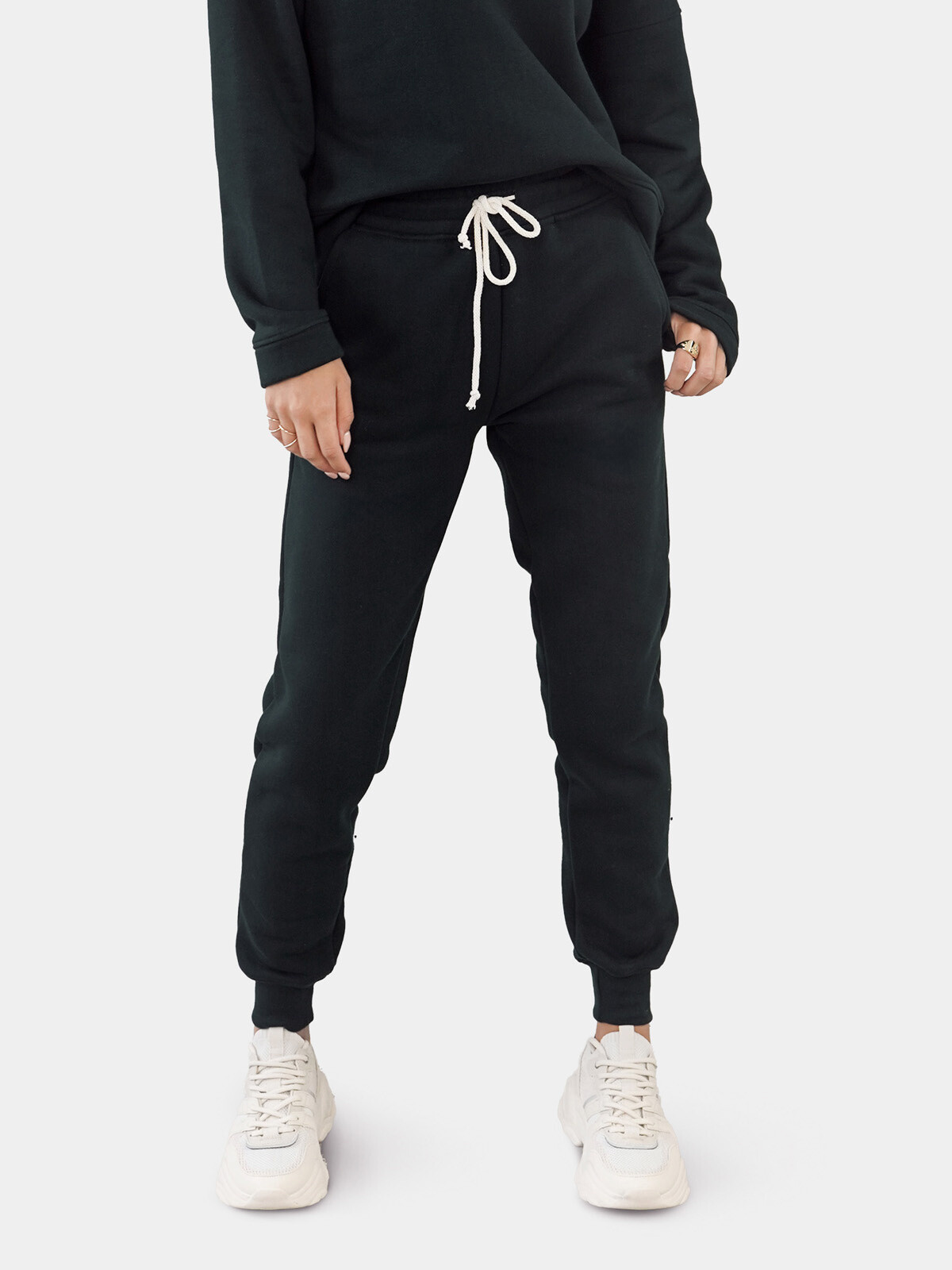 Dámské černé tepláky Edoti