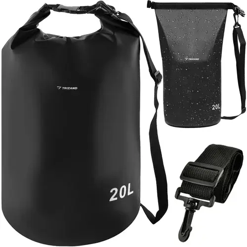 Vodotěsný vak 20 litrů – černý DRY BAG