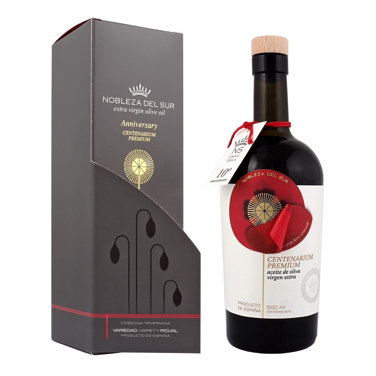 Nobleza del Sur Prémiový extra panenský olivový olej Centenarium Premium Anniversary 500 ml v dárkovém balení (sklizeň 24/25)