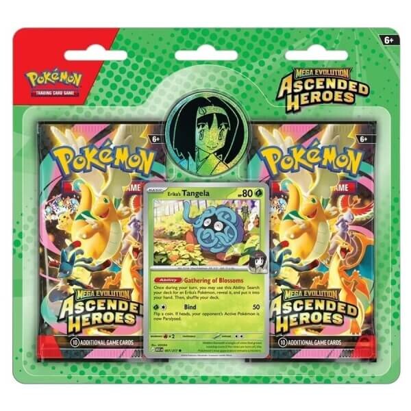 Pokémon Ascended Heroes 2 Pack Blister - Larry Komala