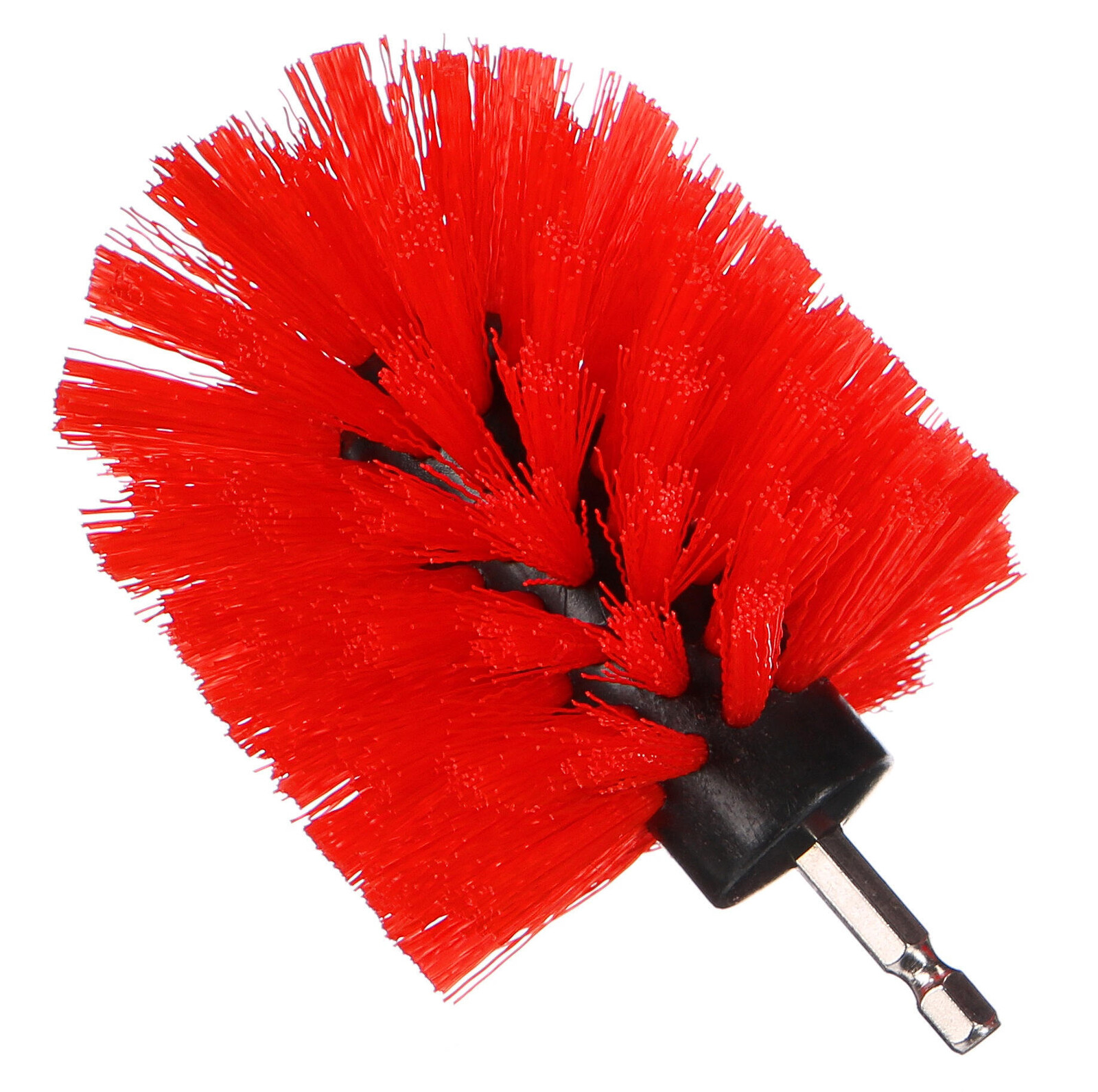 Kulatý kartáč na vrtačku pro čištění auta CAR DETAILING DRILL BRUSH ONE MEDIUM, polotvrdý SIXTOL