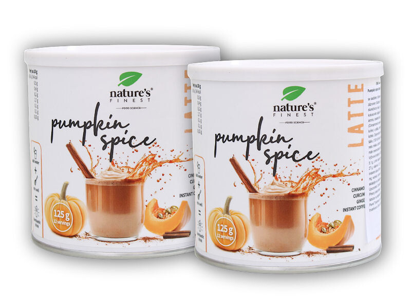 Nature's Finest 2x Pumpkin spice latte 125g
