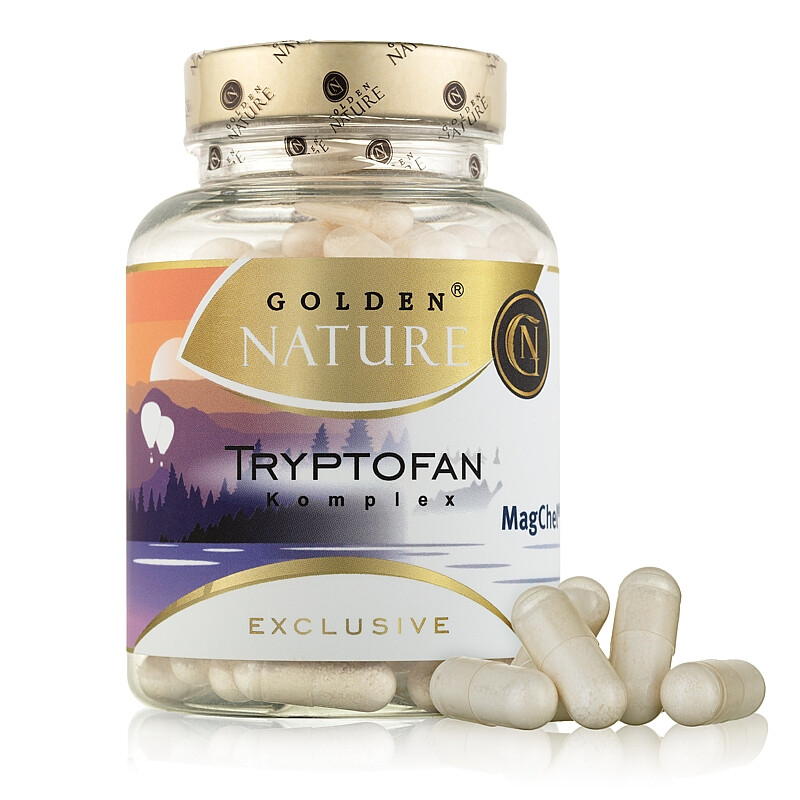 2+1 GN Exclusive Tryptofan komplex (GABA+Hořčík) 300 cps. - Golden Nature