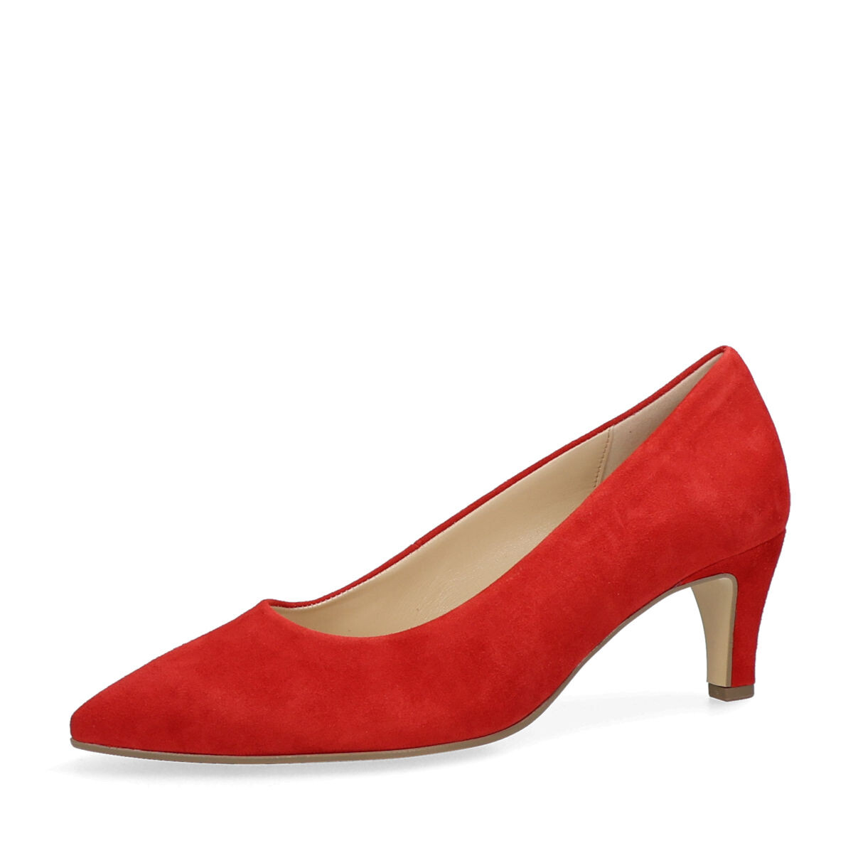 Gabor dámské semišové lodičky - červené - 37