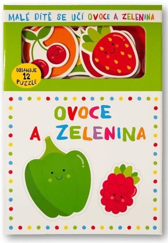 Malé dítě se učí Ovoce a zelenina