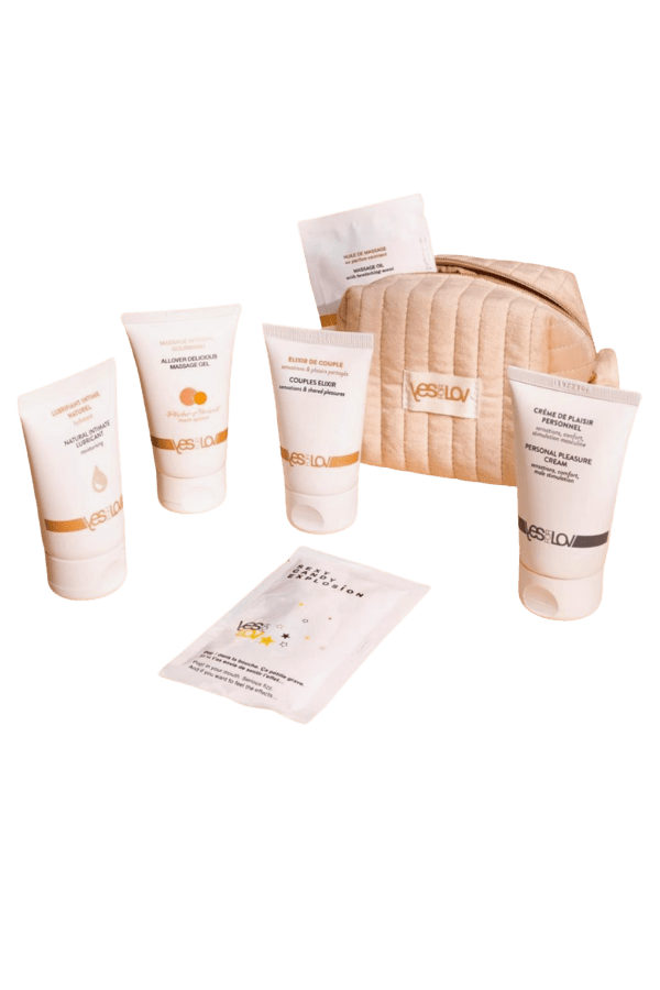 YESFORLOV Okouzlující sametová sada champagne