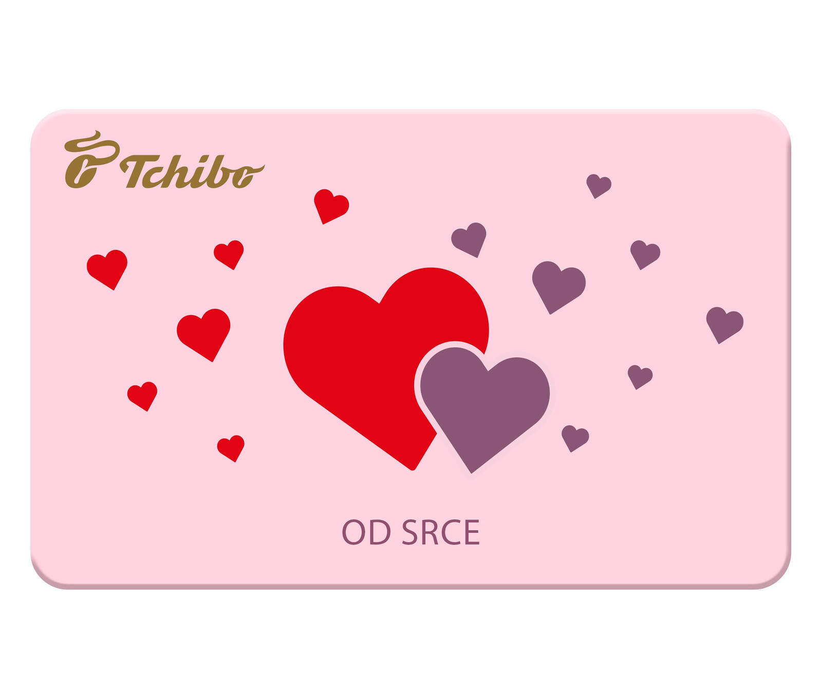 Tchibo - Elektronická dárková karta »Od srdce«