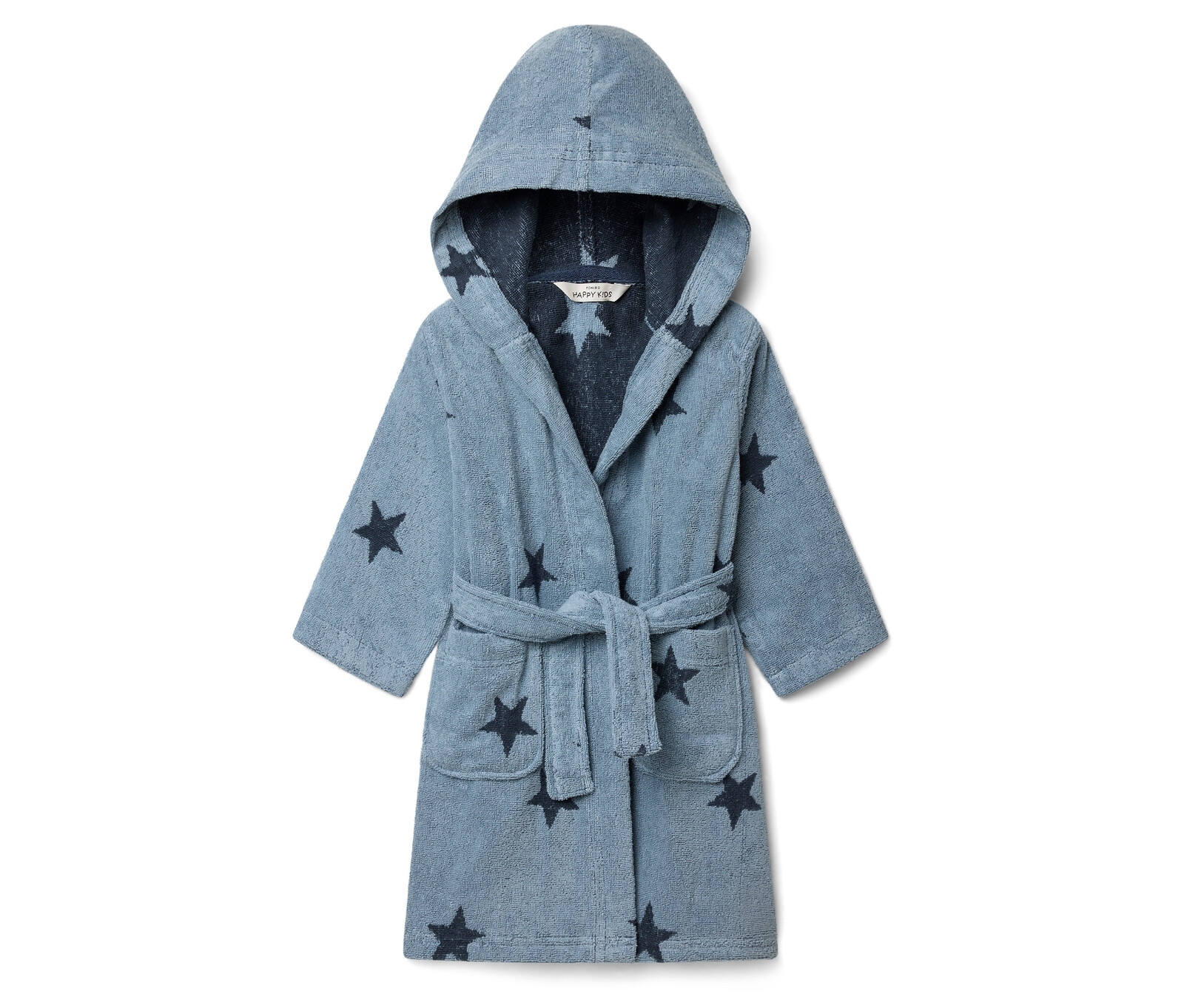 Tchibo - Dětský župan - pánské|dámské - vel. 122/128 - barva: modrá/s potiskem