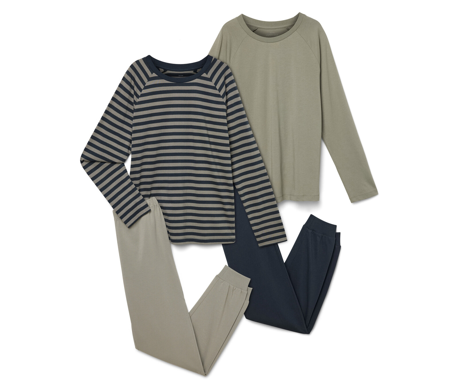 Tchibo - Dětská pyžama - pánské - vel. 122/128 - barva: modrá/s proužky