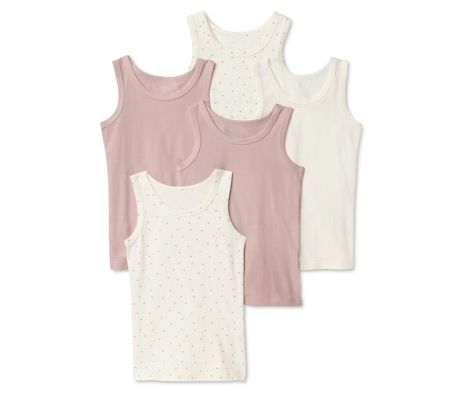 Tchibo - Dětská tílka - dámské - vel. 134/140 - barva: bílá/s potiskem