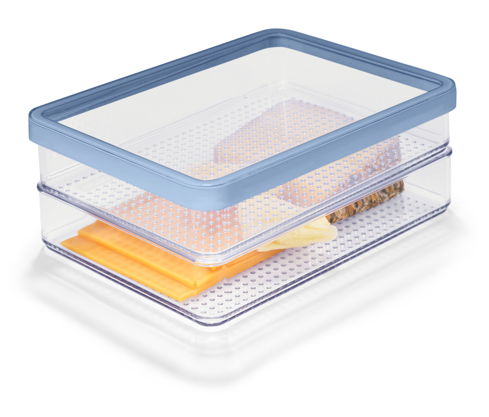 Tchibo - Nádoby na skladování potravin v lednici - barva: modrá