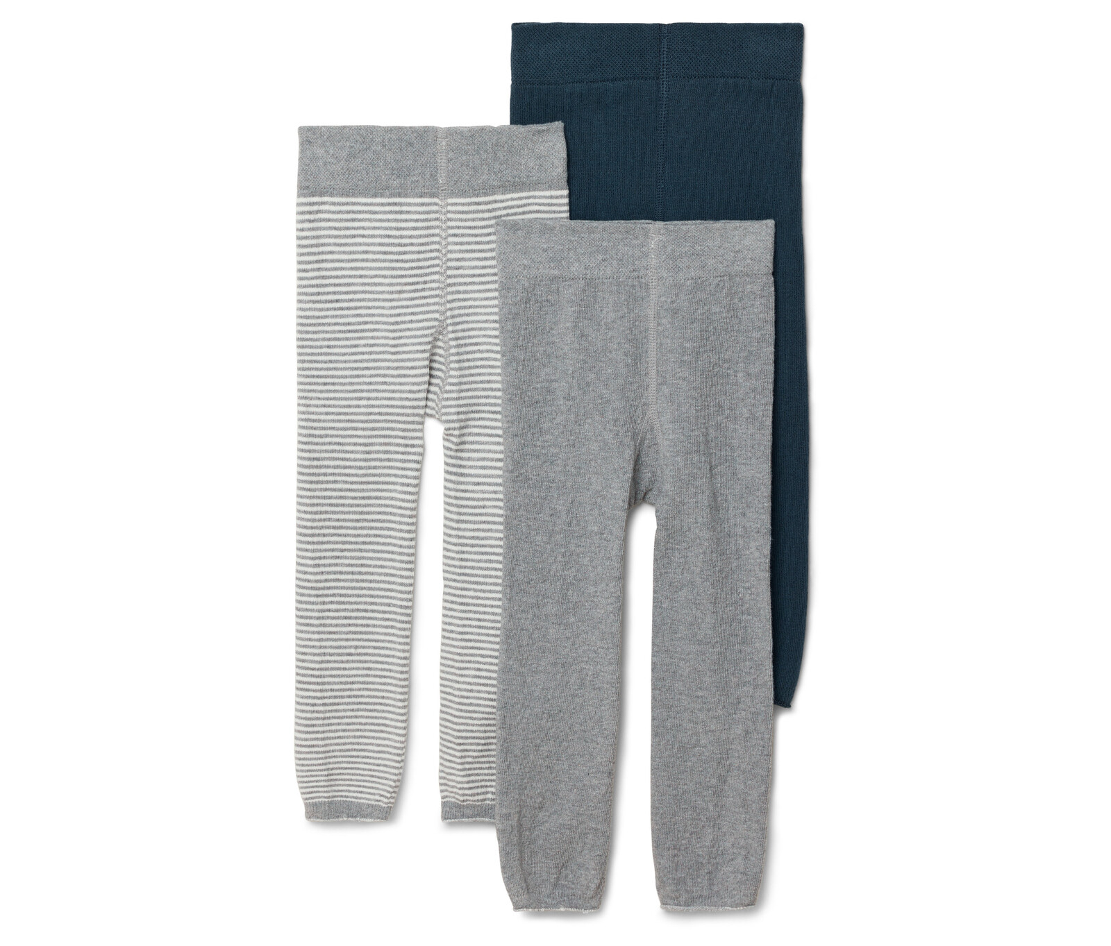 Tchibo - Dětské pletené legíny - pro miminko - vel. 86/92 - barva: modrá