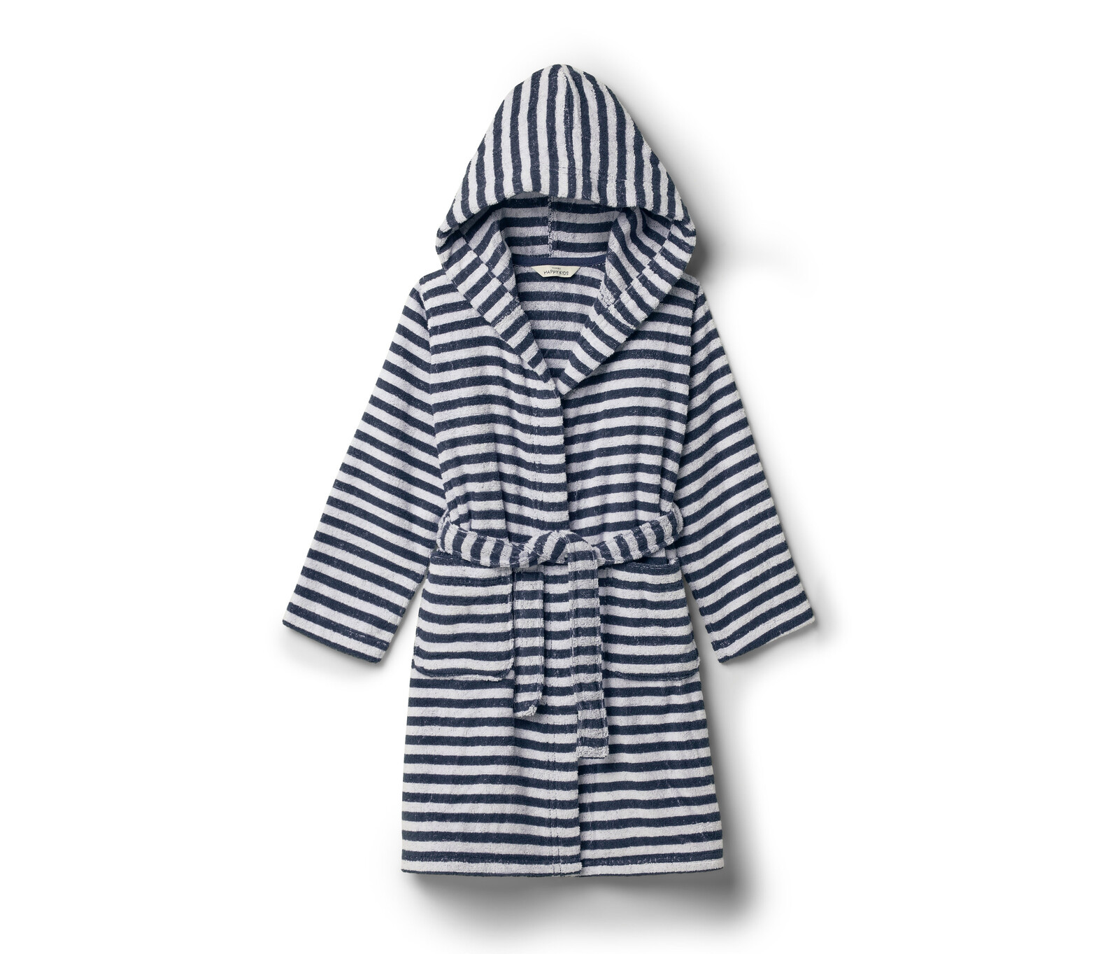 Tchibo - Dětský župan - pánské|dámské - vel. 122/128 - barva: modrá/s proužky