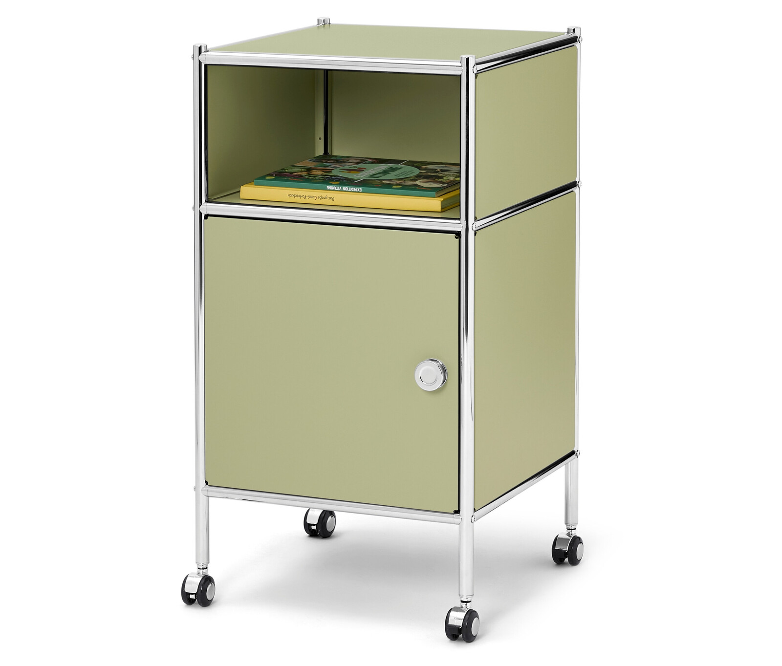 Tchibo - Kovová skříňka na kolečkách »Cn3 Kids« - barva: zelená