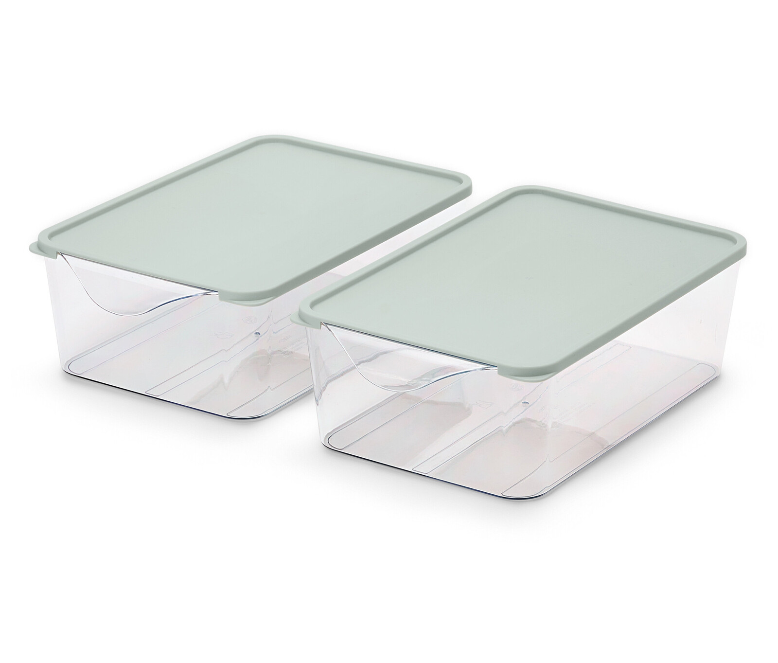 Tchibo - Úložné boxy - barva: zelená