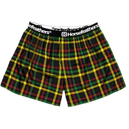 Trenky Horsefeathers Clay Boxer - Černá - L