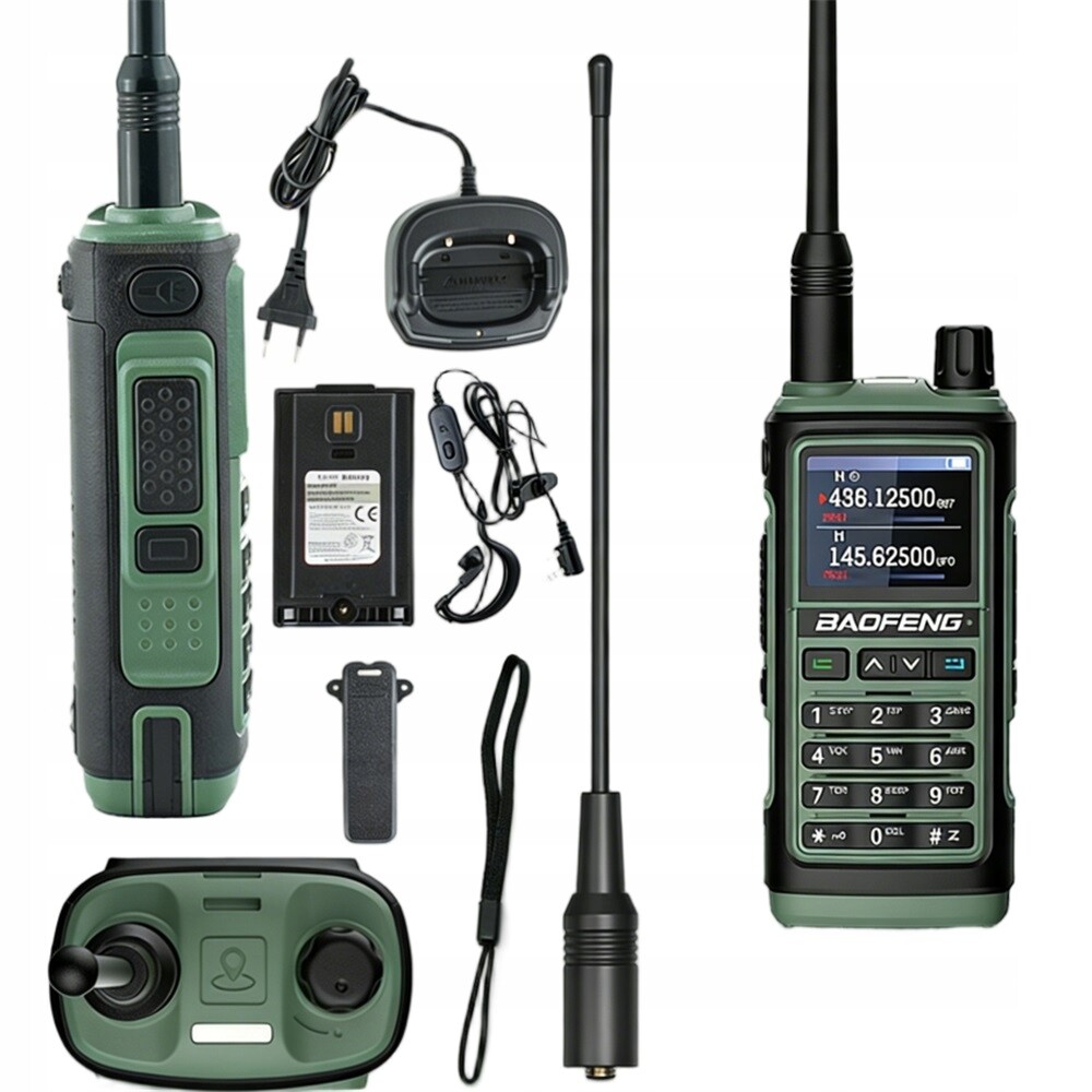 Vysílačka radiotelefon Baofeng UV-17E M Skener Vhf Uhf Letecké Pásmo