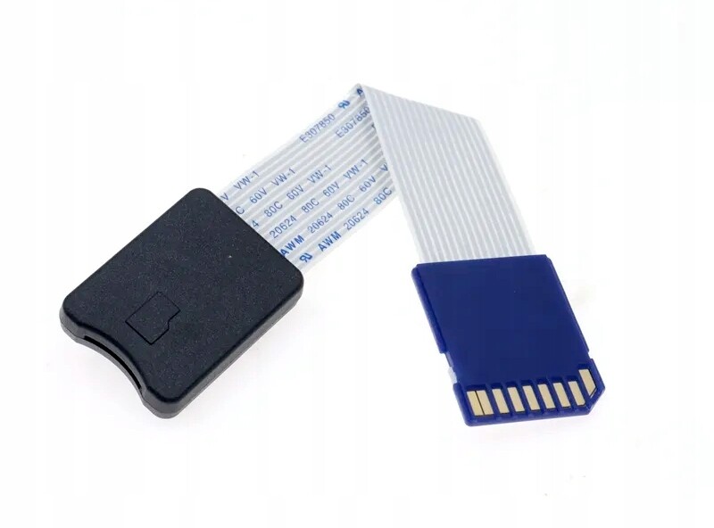 adaptér paměťových karet z micro-SD (tf) na velké karty (sd) – 48 cm