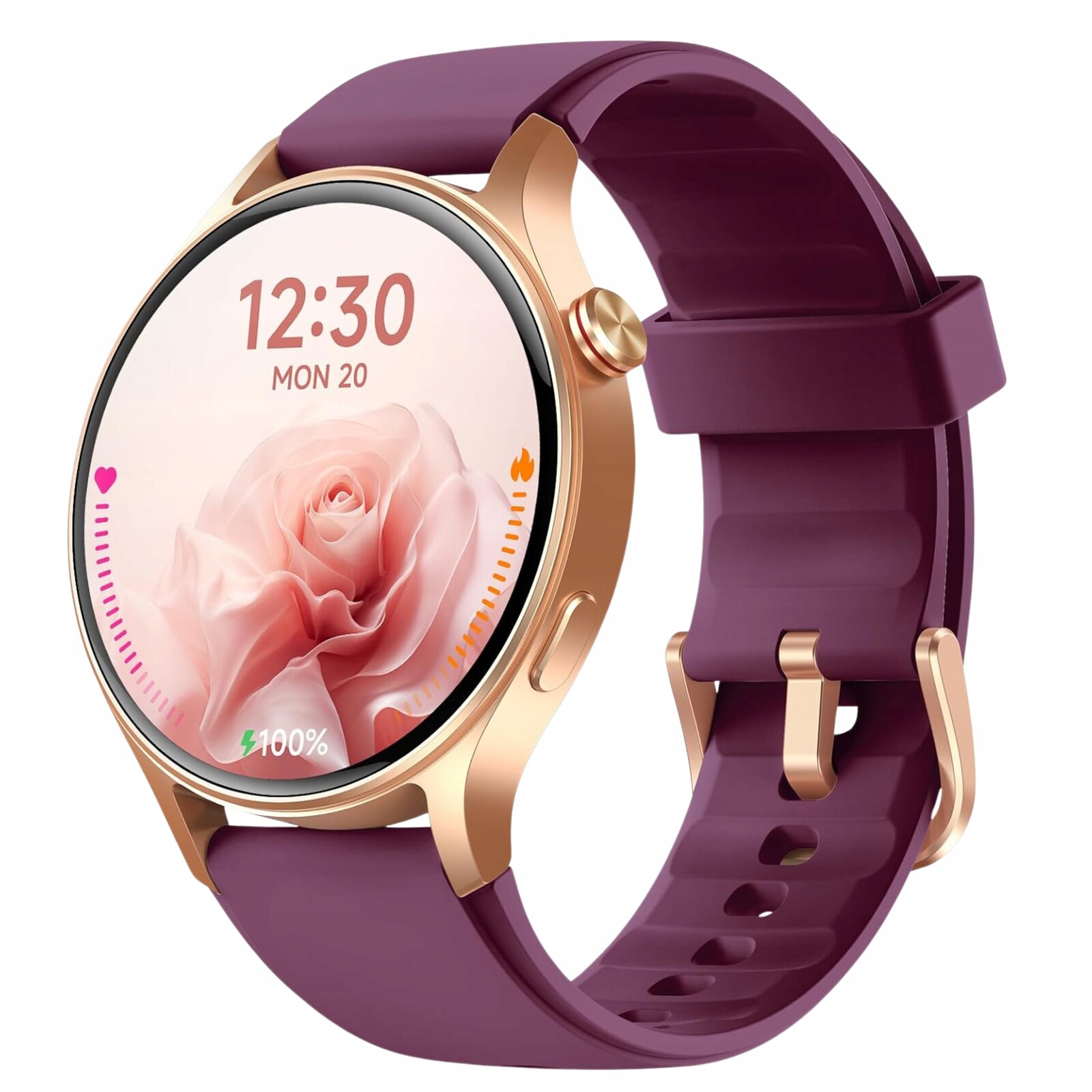Chytré Hodinky Dámské sportovní hodinky Amoled 100 sportovních režimů 300 mAh
