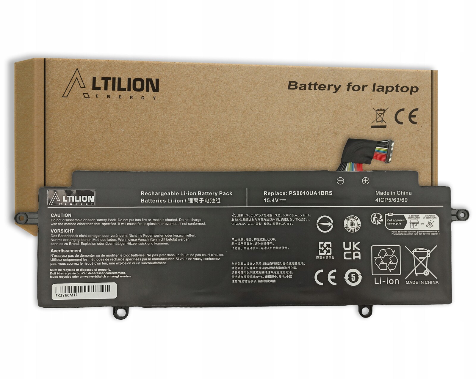 Baterie PS0010UA1BRS pro Toshiba Dynabook Portege X30W