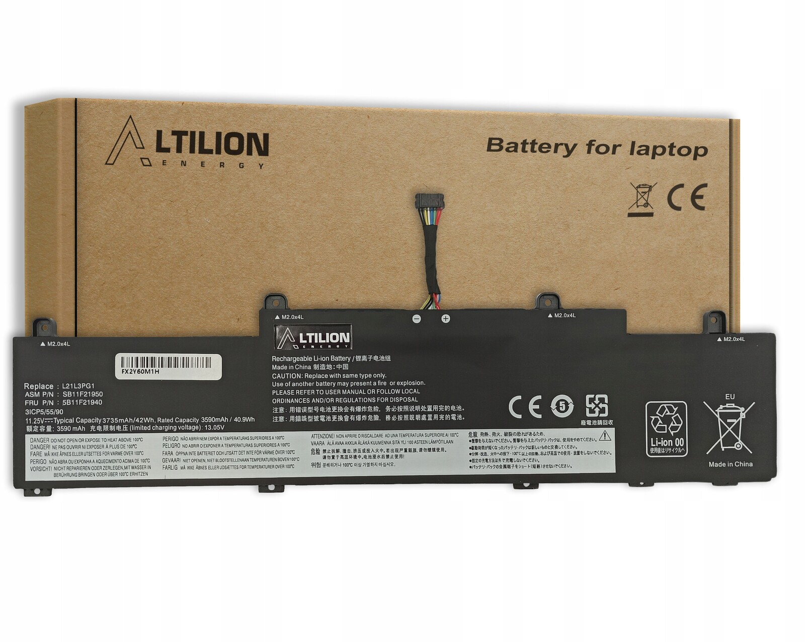 Baterie L21L3PG1 L21C3PG1 L21D3PG1 pro Lenovo ThinkPad L14 L15 Gen 3
