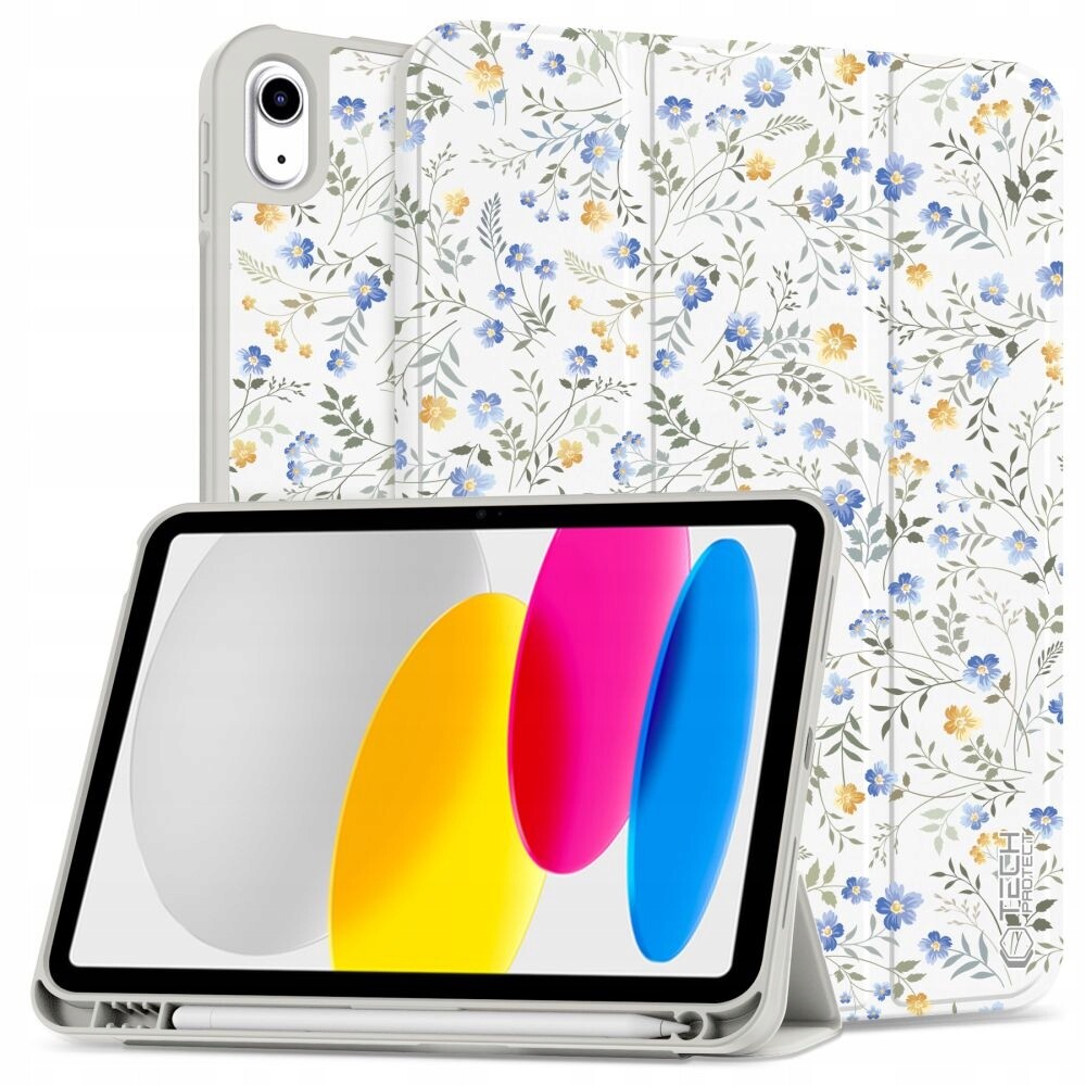 Tech-Protect Sc Pen pouzdro na iPad 11'' 11gen 2025, spring flowers