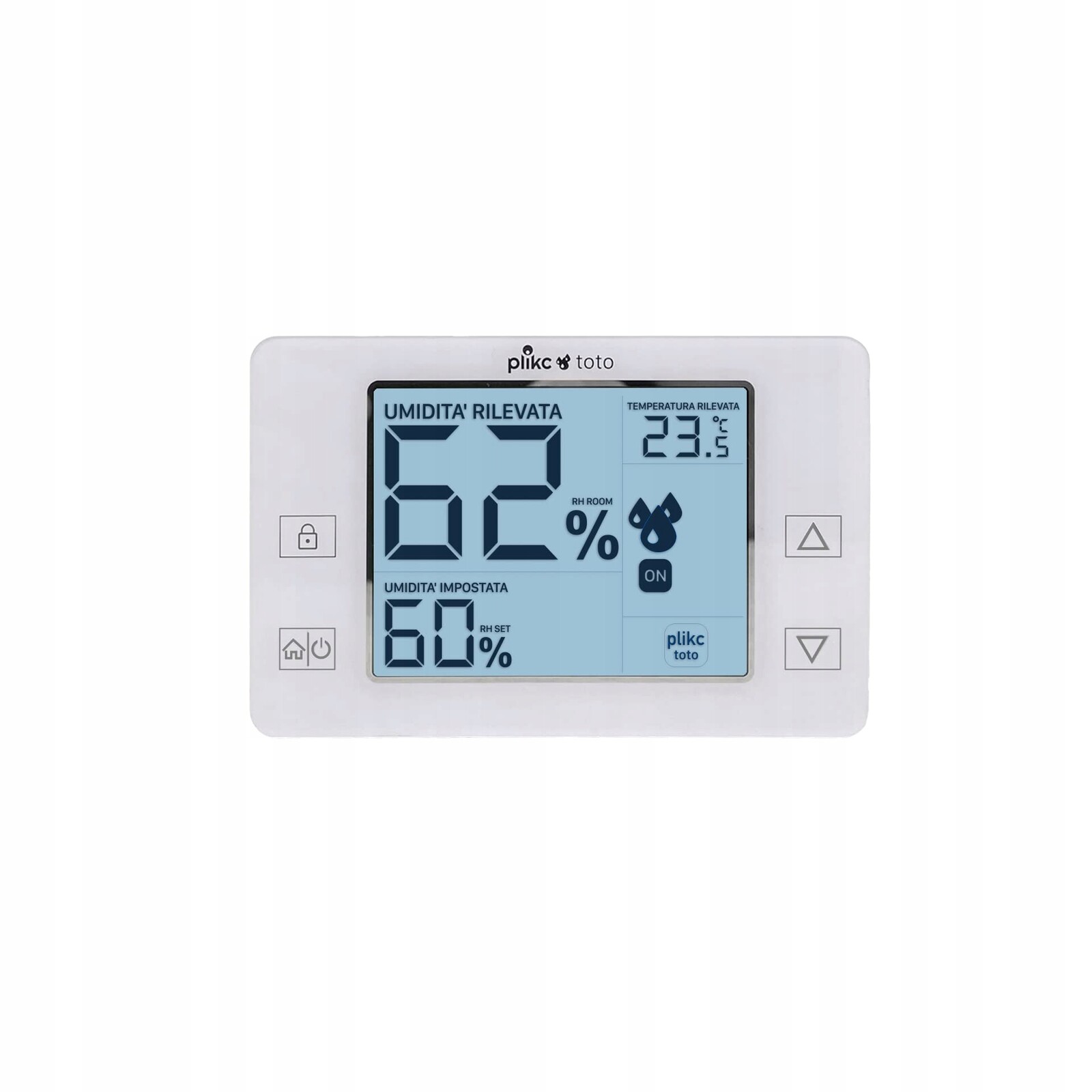 Digitální hygrostat Nástěnný LCD teploměr 3.8