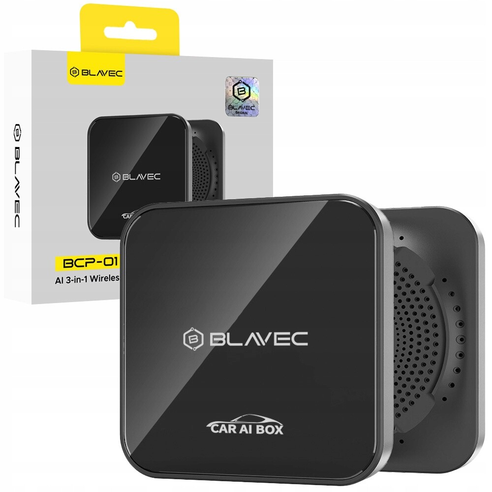 Blavec Ai Box Adaptér Carplay Android Auto bezdrátový BCP-01 Bluetooth