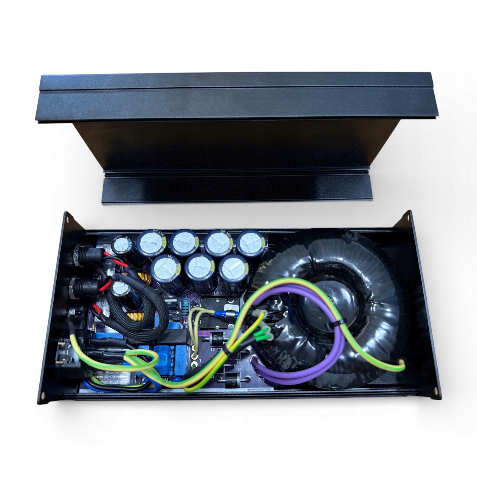 Stabilizovaný nízkošumový lineární napájecí zdroj 12 V DC, 80 W, Audiofilský