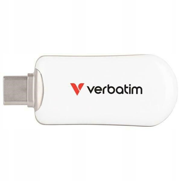 Pendrive Verbatim Plectra 128GB Usb-c bílý/bílý 30229