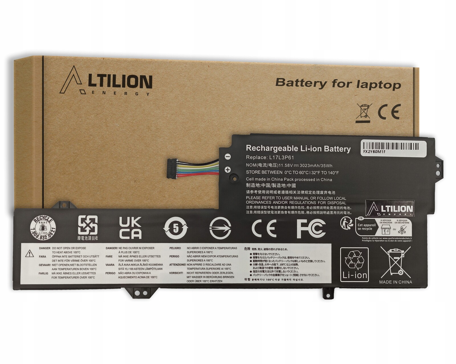 Baterie L17L3P61 pro Lenovo Ideapad Yoga 720-12IKB 330-11IGM 320S-13IKB