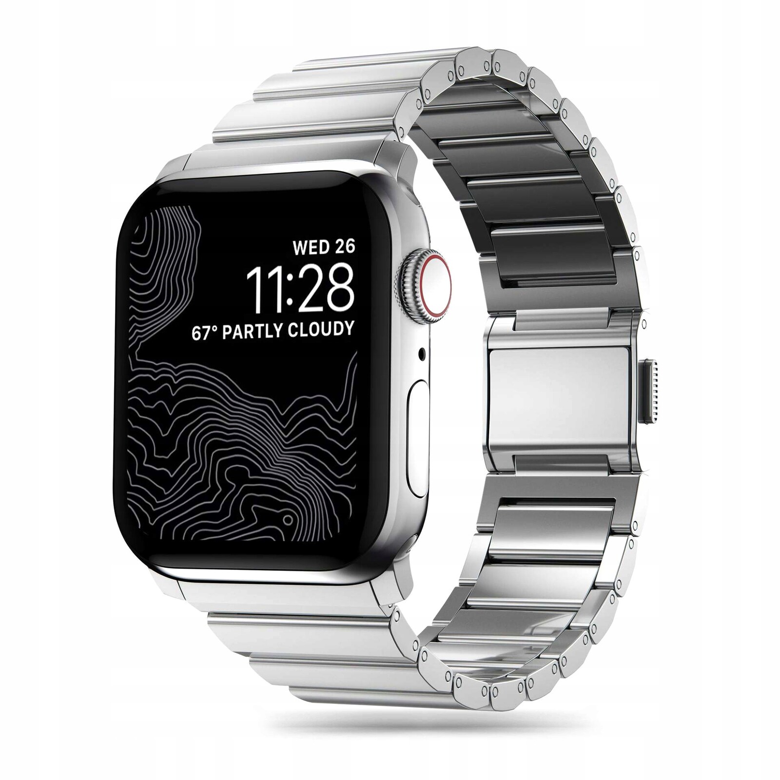 Tech-Protect Steel řemínek na Apple Watch 42/44/45/49mm, silver