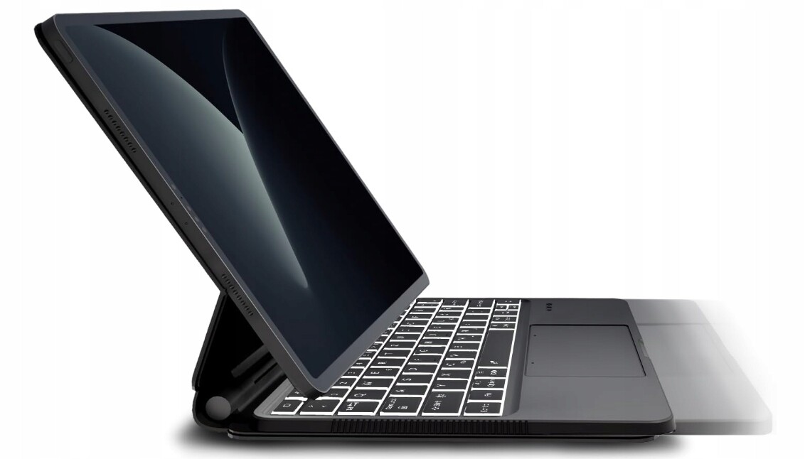 Bluetooth klávesnice Doohoeek pouzdro pro Pad Pro 2024 10,9 palců (M4)