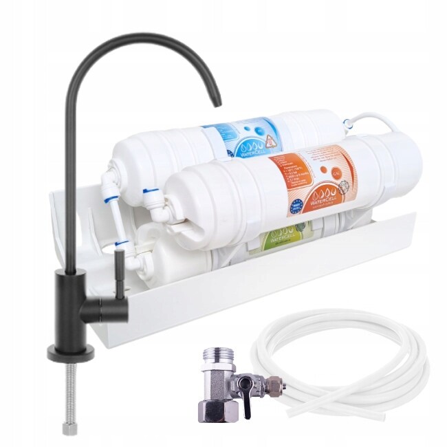 Malý Filtr Na Vodu U3 Watercell Moderní Černý Kohoutek Nerezová Ocel