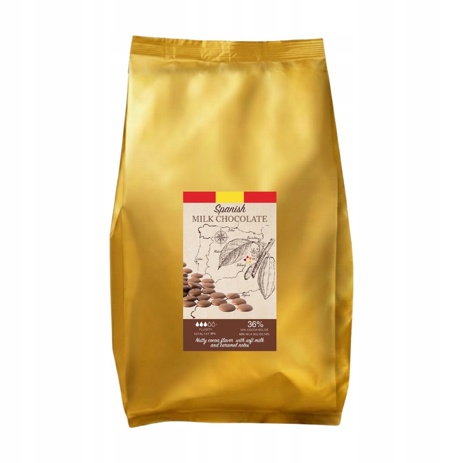 Čokoláda 36% kakaa Cacao Mill 5 kg