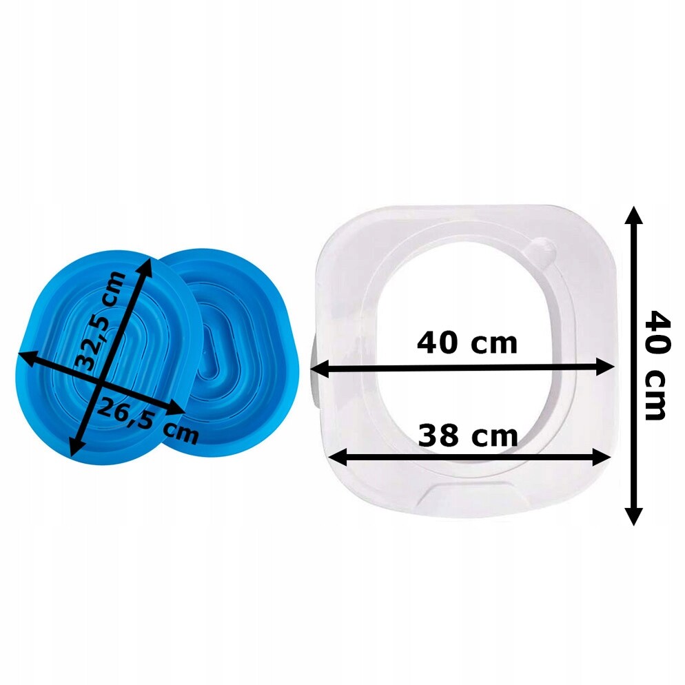 Nástavec Na Toaletu Sedes Pro Kočky Nils Modrý Tréninkové Učení Wc