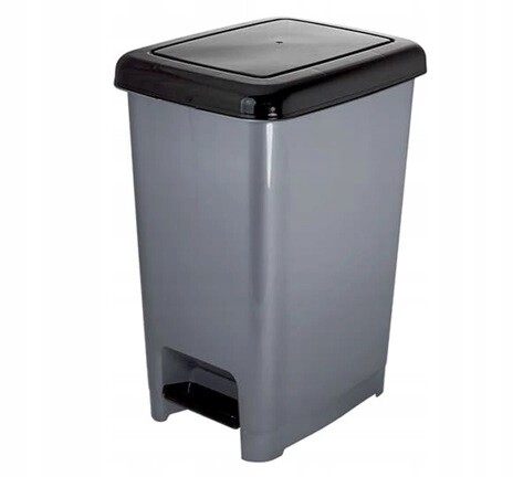 odpadkový koš 25L na pedál grafitově černý – Pohodlí a estetika v jednom!