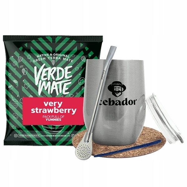 Sada příslušenství pro Yerba Mate: tepelné matero a bombilla vzorek 50 g